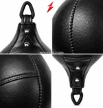 PSI ProSidz Industries black Boxing Double End Bag front view