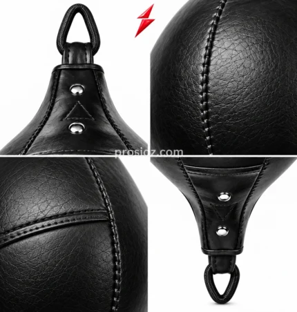 PSI ProSidz Industries black Boxing Double End Bag front view