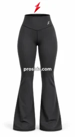 PSI prosidz industries Flared Leggings in charcoal black, navy blue, chocolate brown, burgundy, sage green and dusty rose