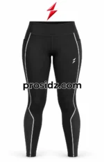 PSI prosidz industries High Waisted Leggings proposed colours in black, charcoal, navy, burgundy, forest green and dusty rose with silver contour seams.