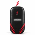Single black and red PSI Kickboxing Pads product view by prosidz industries, with a small front emblem, white serif lettering, and stitched trim.